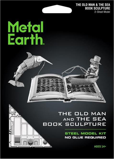 Produktbild Metal Earth constructie speelgoed The Old Man & The Sea Book Sculpture