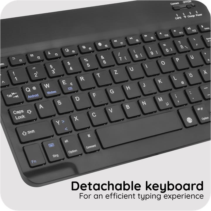 Produktbild Cazy Tastatur Hülle mit magnetisch Abnehmbarer Tastatur (DE, Apple iPad Air 11 2024)