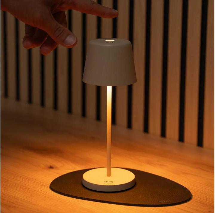 Produktbild Silwy Tischleuchte Magnet-Leuchte Monaco Sand inkl. Platzset (200 lm)