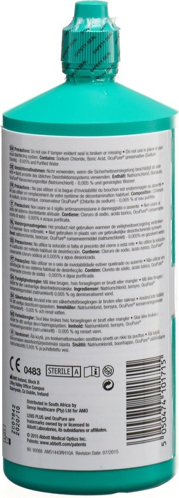 Immagine prodotto Lens Plus OcuPure (Soluzione fisiologica, 360 ml)