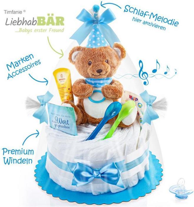 Produktbild Timfanie Windeltorte mit Spieluhr