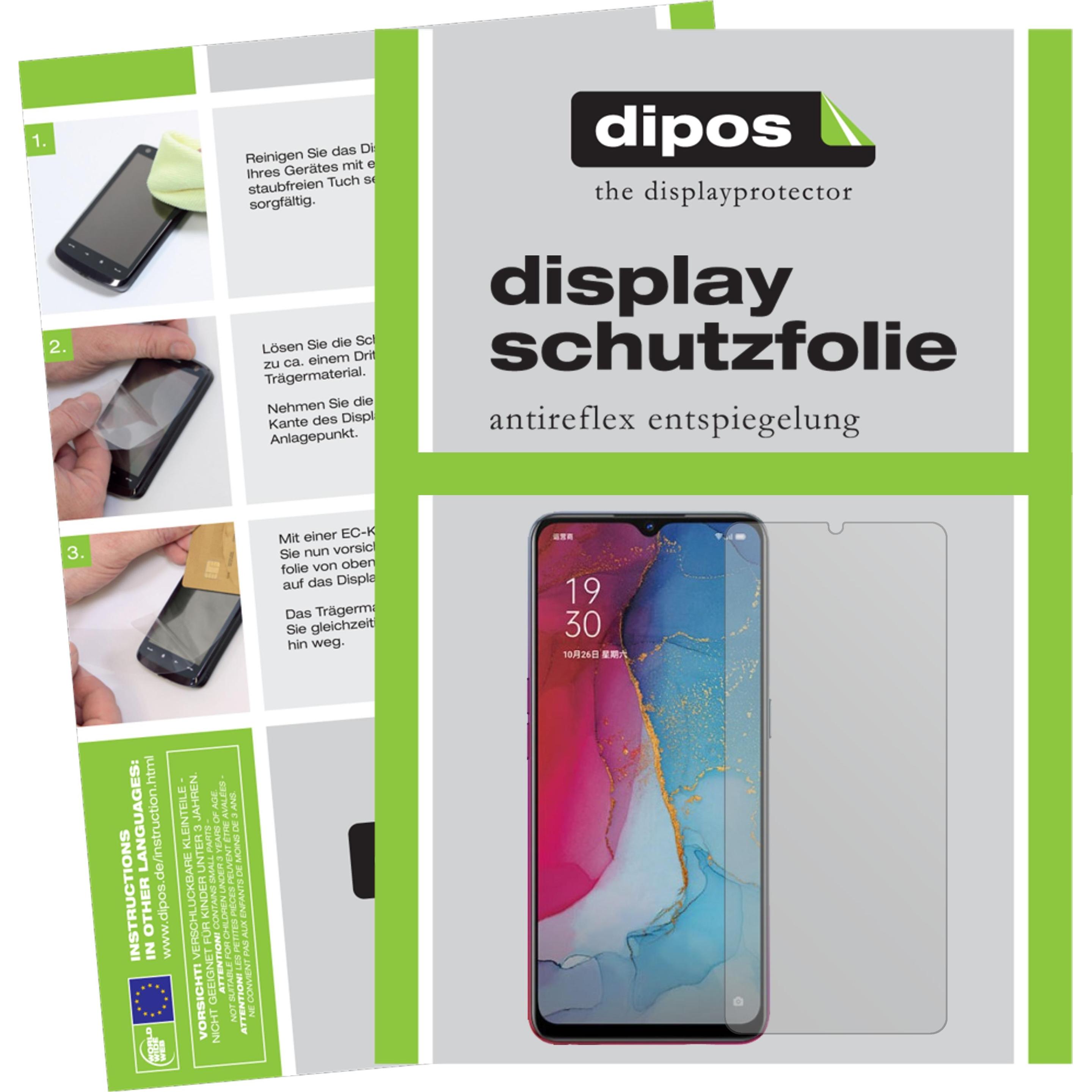 Thumbnail - Dipos Displayschutzfolie Antireflex (5 Stück, Oppo Reno 3), Smartphone Schutzfolie, Transparent