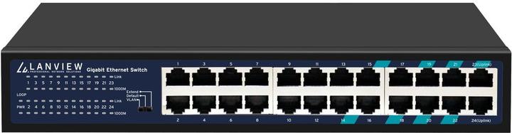 Lanview Unmanaged 24-Port Full (24 ports)