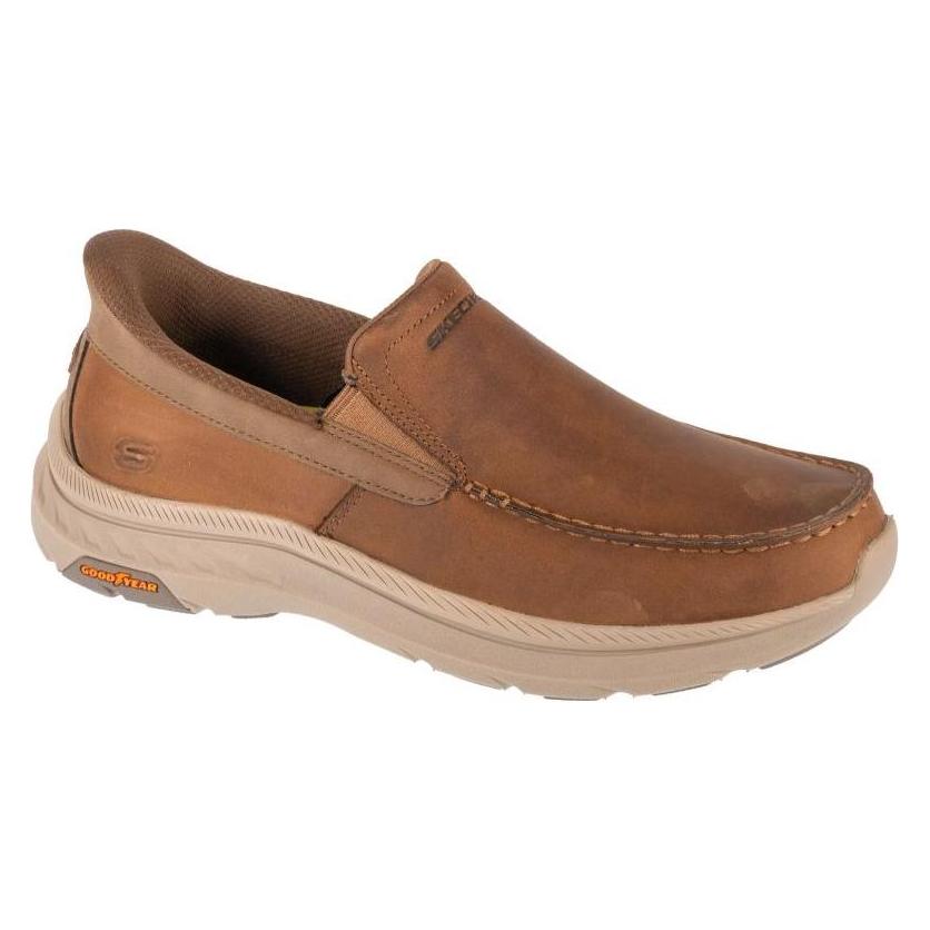 Skechers, Herren, Sneakers, Slip-Ins, Pollard - Osgood Brown, Braun, (43)