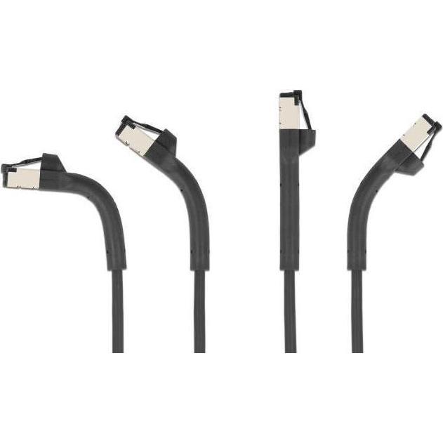 Thumbnail - Delock RJ45 Slim Netzwerkkabel Cat.8.1 U/FTP winkelbar bis 4 (U/FTP, CAT8.1, 3 m), Netzwerkkabel