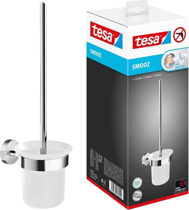 Productafbeelding tesa WC-set SMOOZ wit metaal