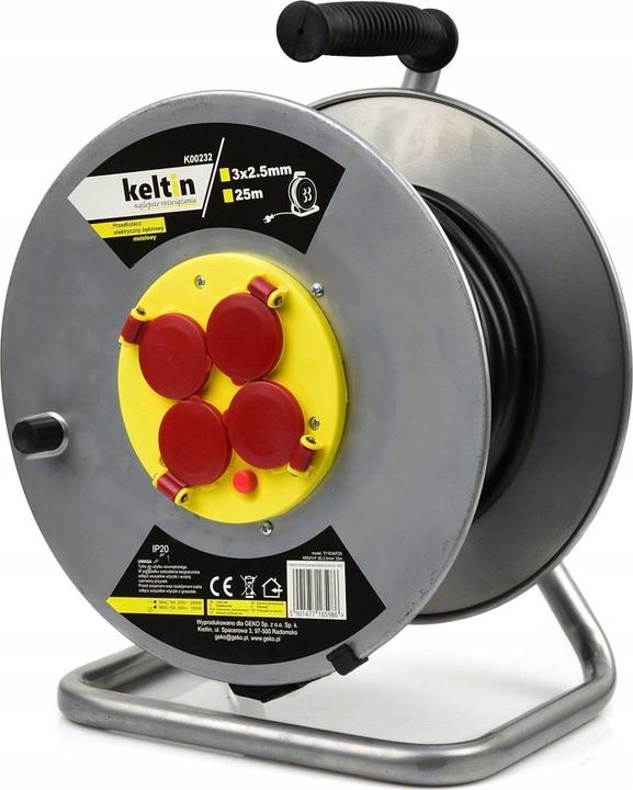 Keltin Kabelrolle (25 m, 7.50 mm²)