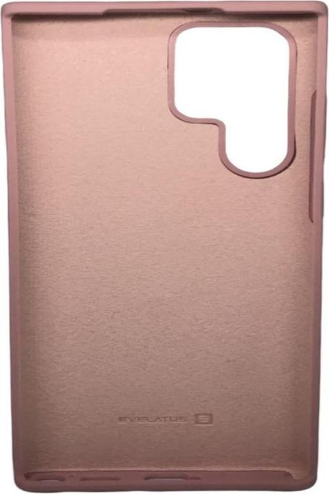 Actual product image Evelatus Samsung S22 Ultra Liquid Silicone Case Pink Sand (Samsung Galaxy S22 Ultra)