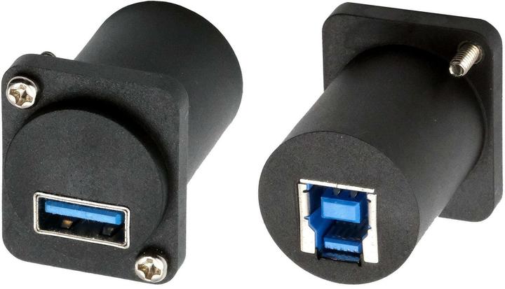 Produktbild Exsys D-Typ Adapter USB-A zu USB-B (USB Typ-C)