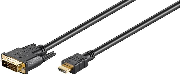 Produktbild MicroConnect HDM192413 3m DVI-D HDMI Type A (Standard) Schwarz Videokabel-Adapter (3 m, HDMI, DVI, 1.4)