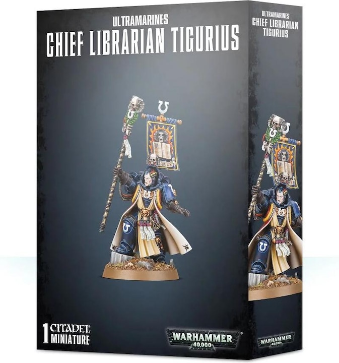 Produktbild Games Workshop Warhammer 40k - Ultramarines Chef Librarian Tigurius (Kunststoff)