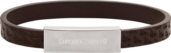 Immagine prodotto Emporio Armani Eagle Armband (20.50 cm, Acciaio inossidabile, Cuoio)