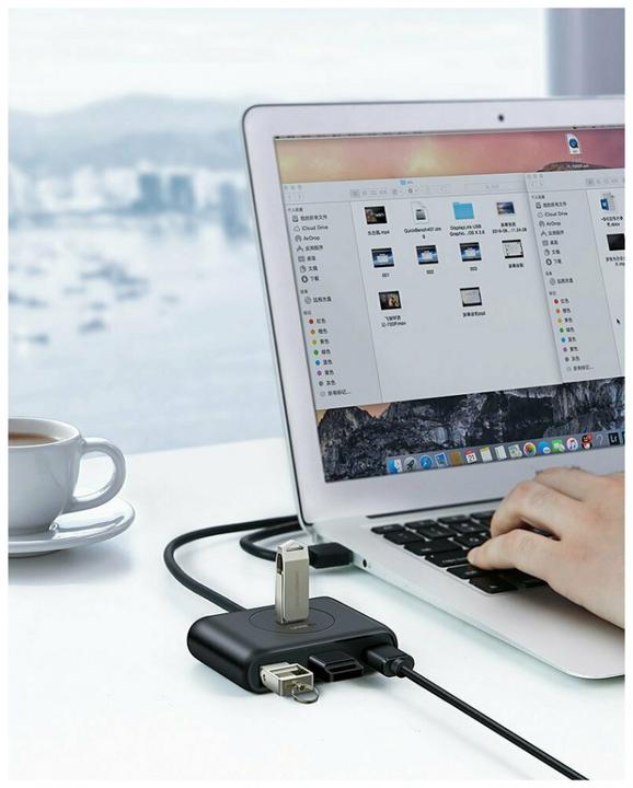 Produktbild Ugreen 4 in 1 Data Hub (USB-A, 4 Ports)