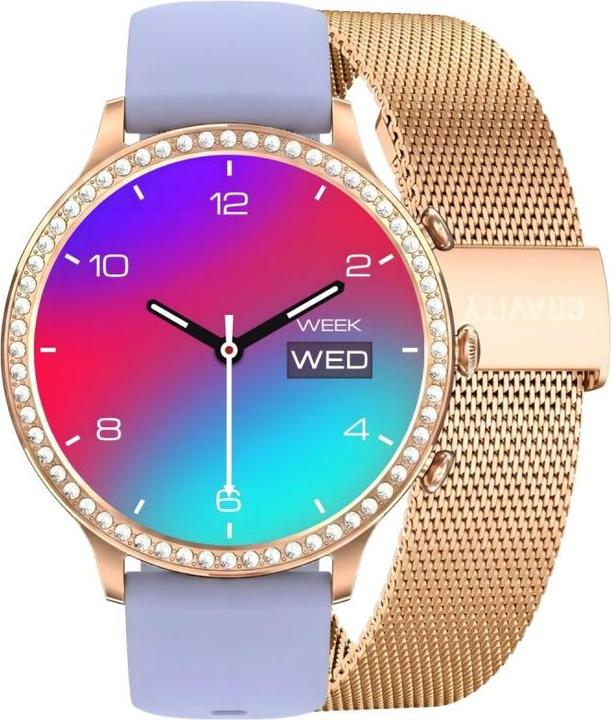 Actual product image Gravity Smartwatch Różowe Złoto Pasek i Bransoleta GT5-7 (44 mm)