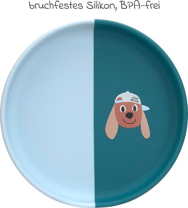 Produktbild Lässig 3-tlg Esslern-Set Silikon - Teller + Schale