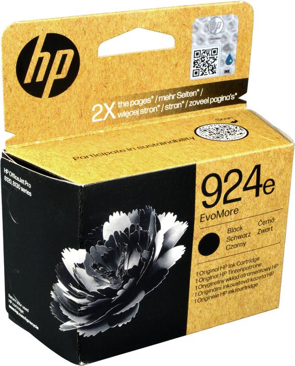 Productafbeelding HP 4K0V0NE#CE1 924e EvoMore OJ PRO inkt zwart 1000 pagina's (BK)