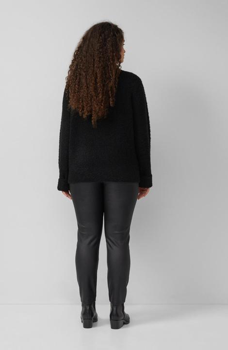 Produktbild s.Oliver Strickpullover Boucle Pullover mit Stehkragen (50)