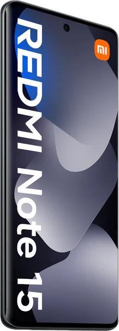Actual product image Xiaomi Redmi Note 15 NFC 4G DS 8/256GB Mitternachtsschwarz MZB0M89EU (256 GB, Black, Midnight black, 6.77", Dual SIM, 4G)