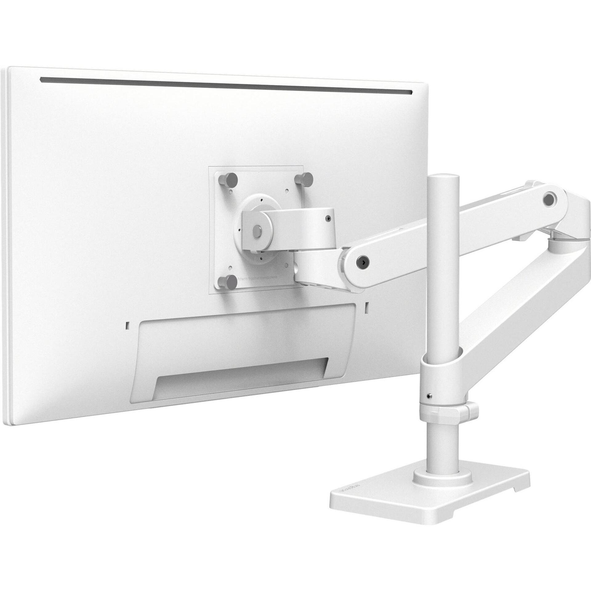 Ergotron Lx Pro Arm Single Display Tall Pole white (Tisch, 34"), Monitor Halterung, Weiss