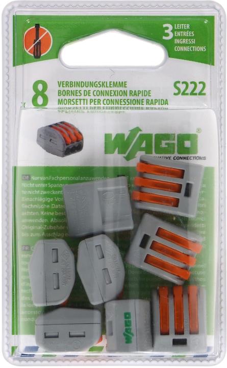 Actual product image Wago Connection terminal COMPACT 3-fold