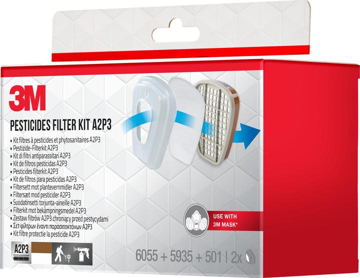 Produktbild 3M Filterkit Pestizid (A2, A2P3, P3, 2x)