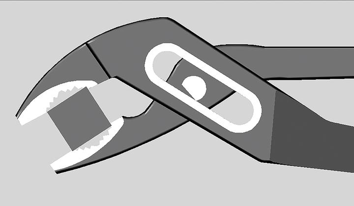 Immagine prodotto RS PRO Water Pump Pliers PVC Sleeves- 250 mm (250 mm)