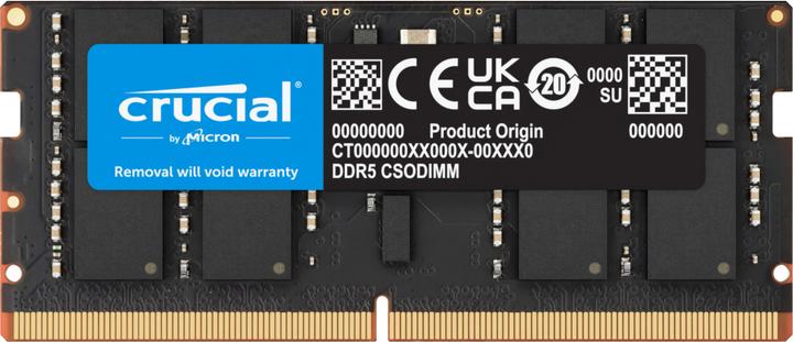 Image du produit Crucial 24GB DDR5-6400 CSODIMM (1 x 24 Go, 3200 MHz, RAM DDR5, SO-DIMM)