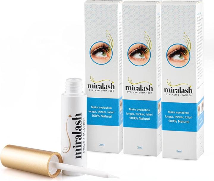 Actual product image Miralash 3er-Pack Wimpernserum (3 ml)