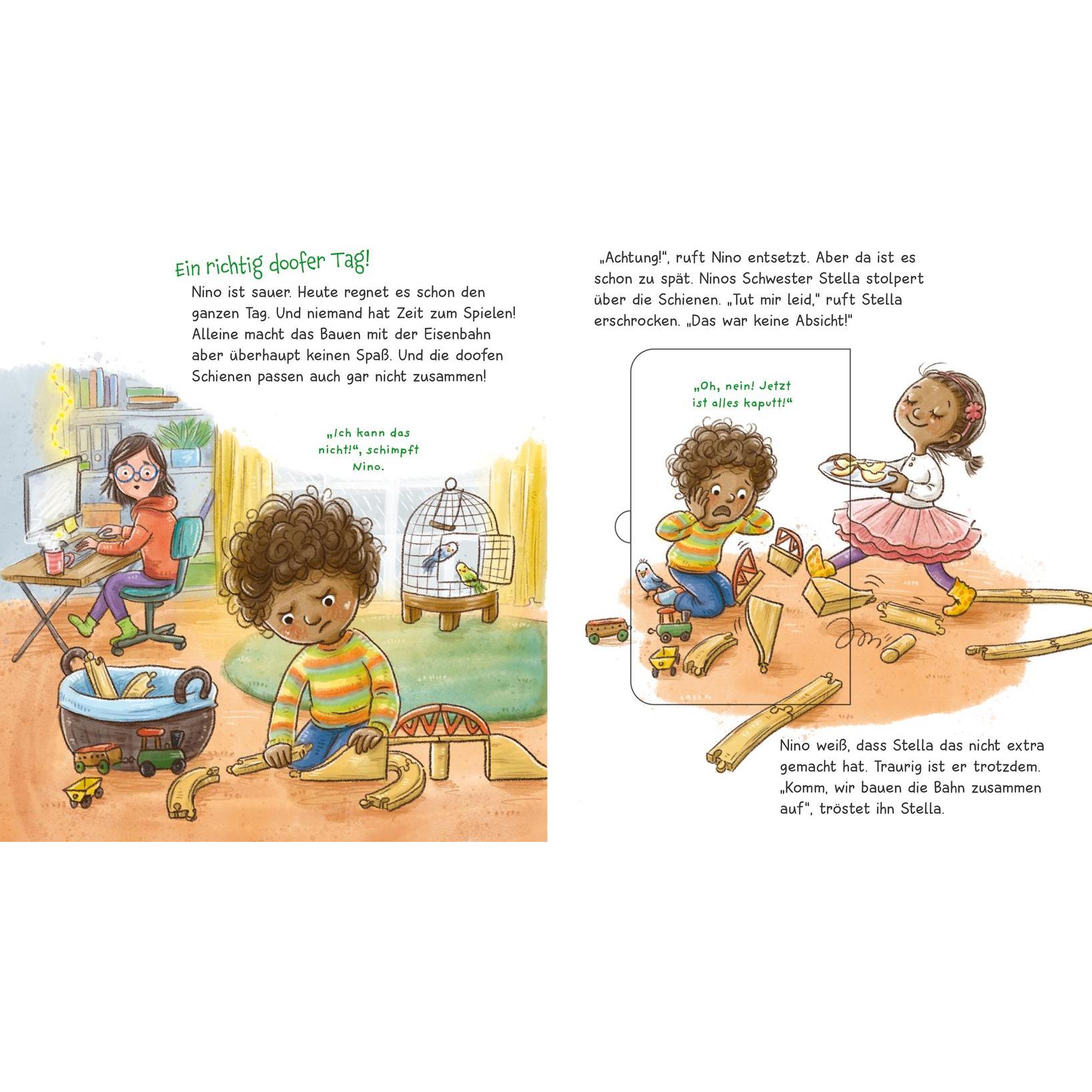 Thumbnail - WAS IST WAS Meine Welt Band 11, Wir helfen und vertragen uns!, Kinderbücher von Andrea Weller-Essers, Simone Leiss-Bohn