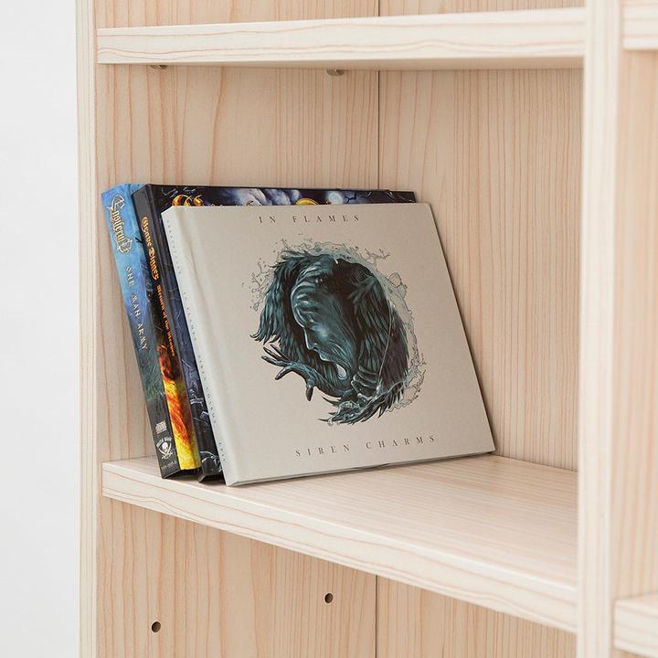 Image du produit tectake Meuble Range CD DVD (102 x 23,5 x 180 cm)