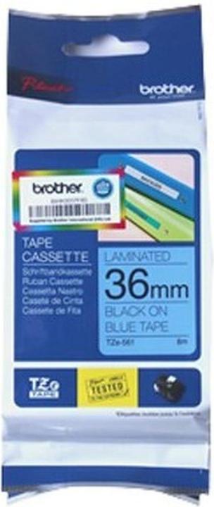 Productafbeelding Brother P-touch schrijfband TZe gelamineerd (3.60 cm, Blauw)