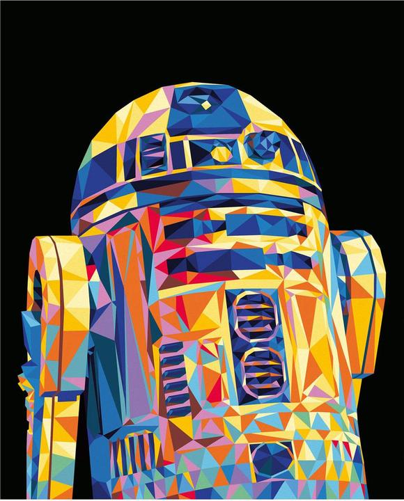 Produktbild Ravensburger CreArt - Malen nach Zahlen Star Wars - R2-D2
