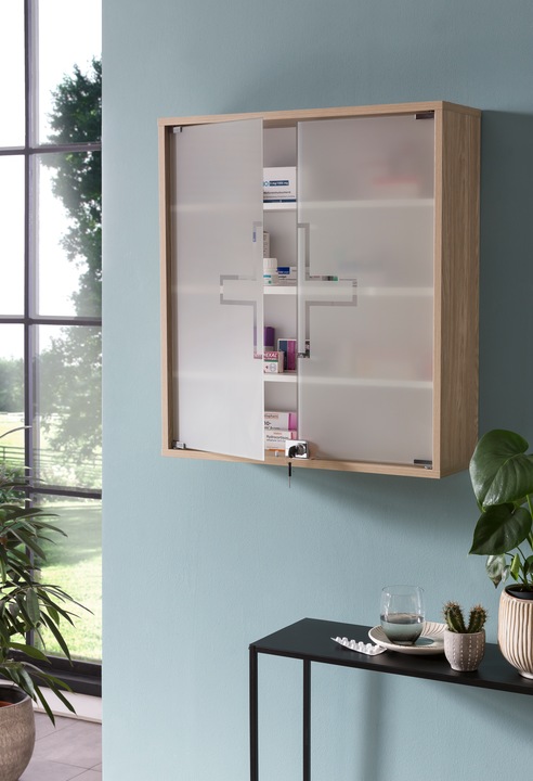 Produktbild Schildmeyer Wido Medizinschrank eiche hell Dekor