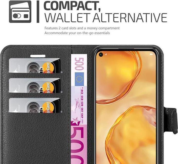 Actual product image Cadorabo Book with stand function cover (Huawei Nova 7i, Huawei P40 Lite)