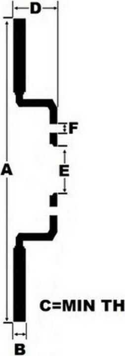 Produktbild Black Diamond Brake Discs 6KBD709G6 Solid Rear 6 Stripes (Hinterradbremse)