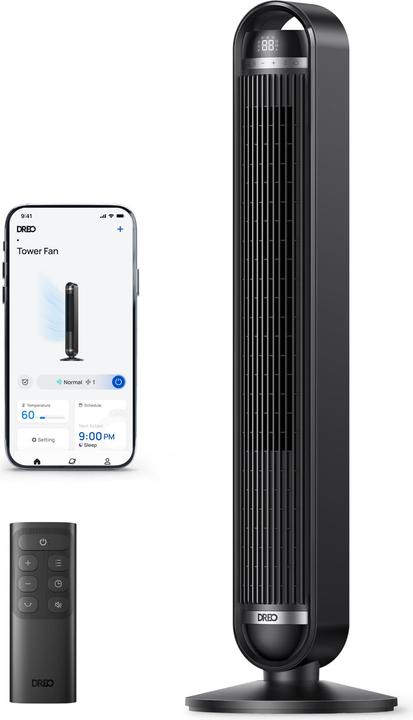Produktbild Dreo - Tower Fan WiFi, 9 Speeds, 4 Modes, 106cm - Smart (48 dB)