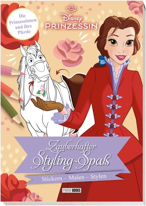 Image du produit Panini Princesse Disney : le plaisir de la coiffure enchanteresse - Stickers - Peinture - Style