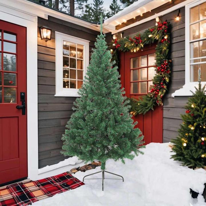 Produktbild vidaXL künstlicher halber Weihnachtsbaum (210 cm)