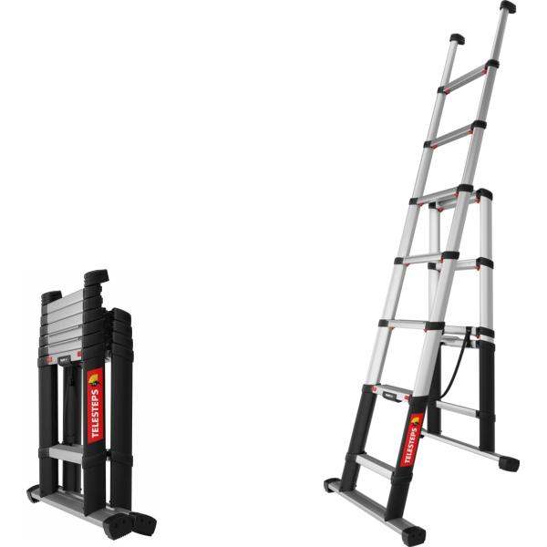Thumbnail - Telesteps, Leiter + Gerüst, Teleskopleiter Combi Line 2.3m (Teleskopleiter, 230 cm)