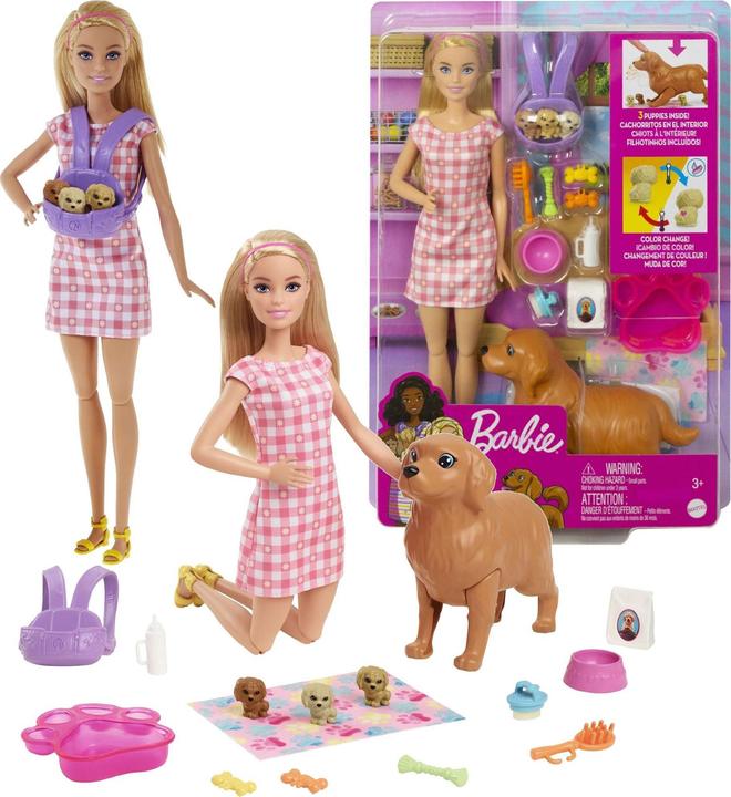 Produktbild Barbie Puppe mit Hund und Welpen