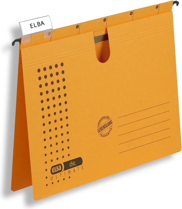 Produktbild Elba Hängehefter chic ULTIMATE, DIN A4, gelb (A4, 50 x)
