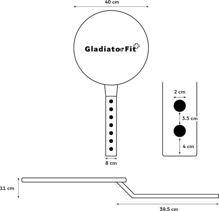 Immagine prodotto Gladiatorfit Obiettivo palla a muro (8 kg, 400 mm)