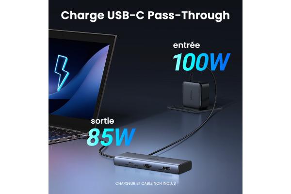 Actual product image Ugreen 7-in-1 USB-C Hub CM498 (USB-C, 7 ports)