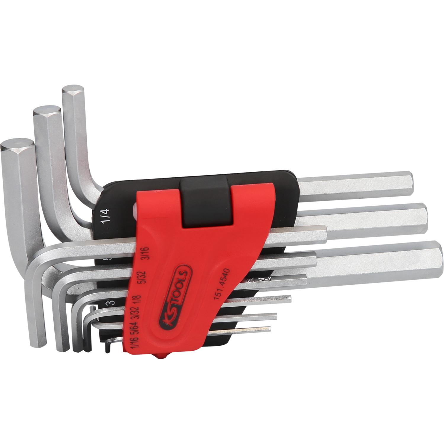 Thumbnail - KS Tools, Sechskantschlüssel, Winkelstiftschlüssel-Satz im Klapphalter