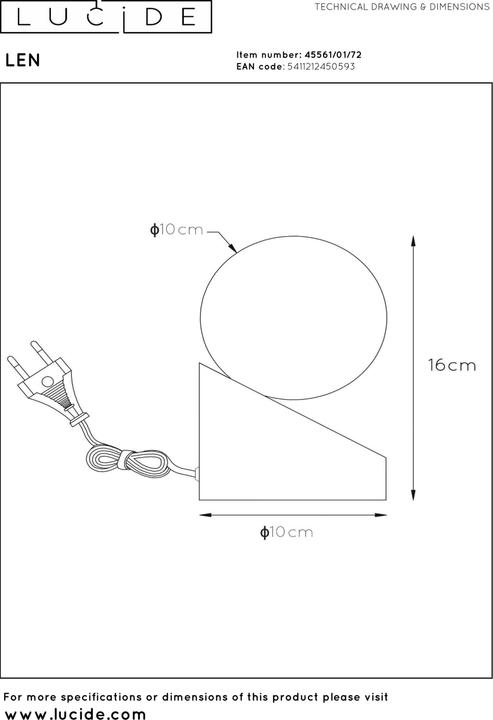 Image du produit Lucide Len (G9)