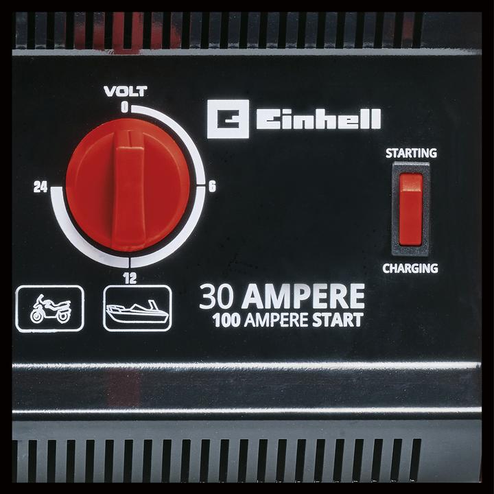 Actual product image Einhell CC-BC 30 (6V, 12V, 24V, 30 A)