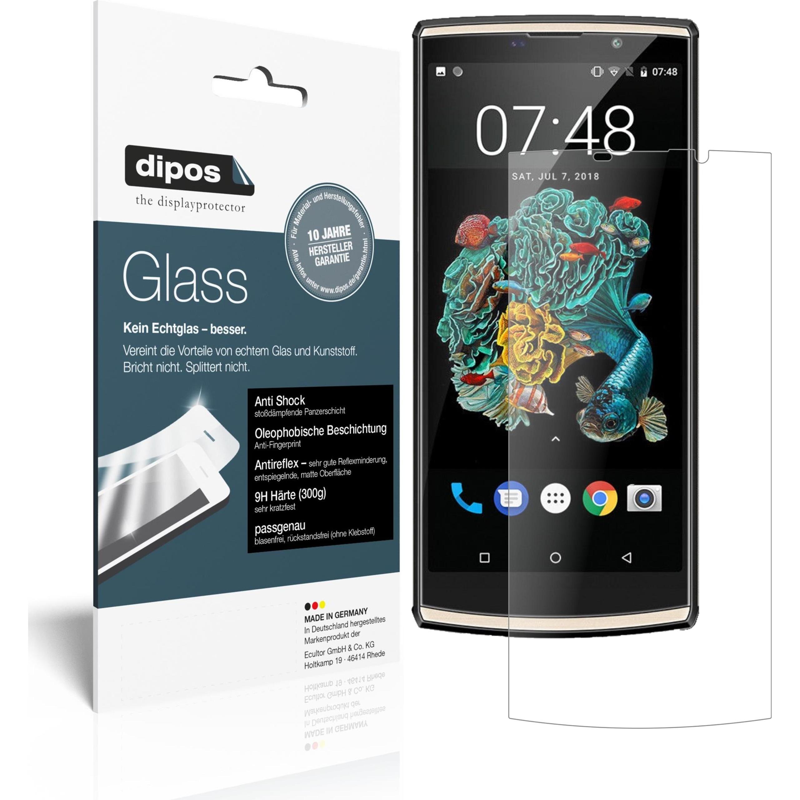 Dipos Displayschutz Anti-Shock (1 Stück, LG K7), Smartphone Schutzfolie, Transparent