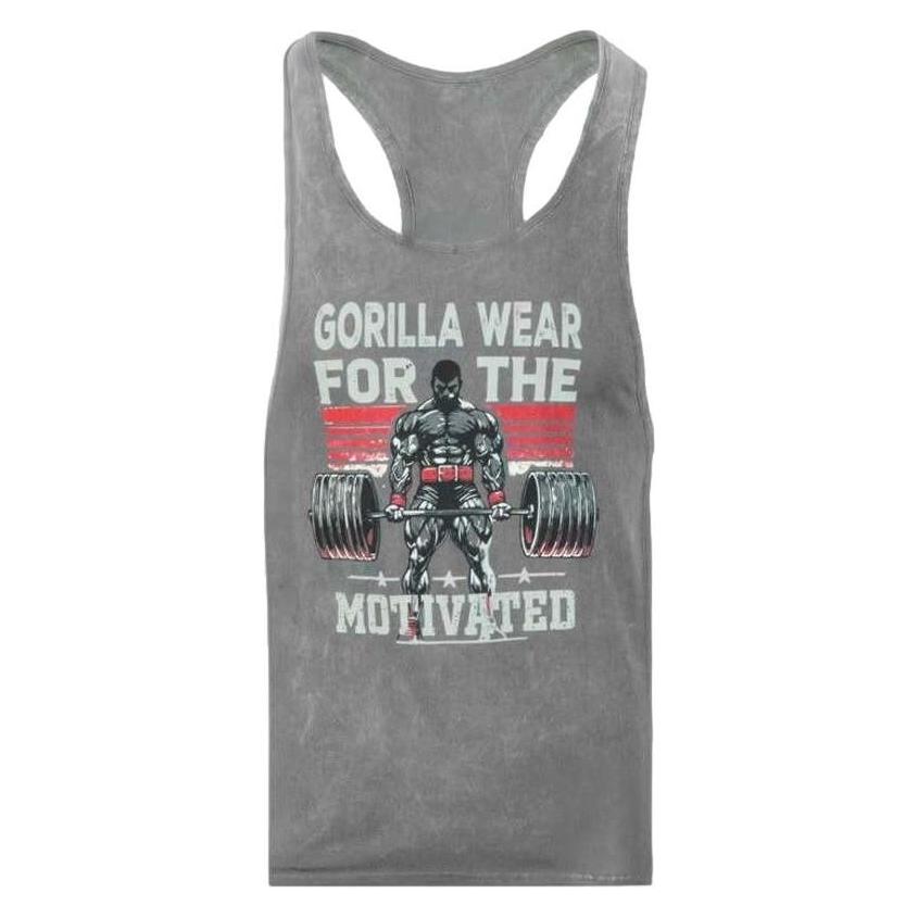 Gorilla Wear, Herren, Sportshirt, Churchill Stringer (Xxl), Grau, Xxl
