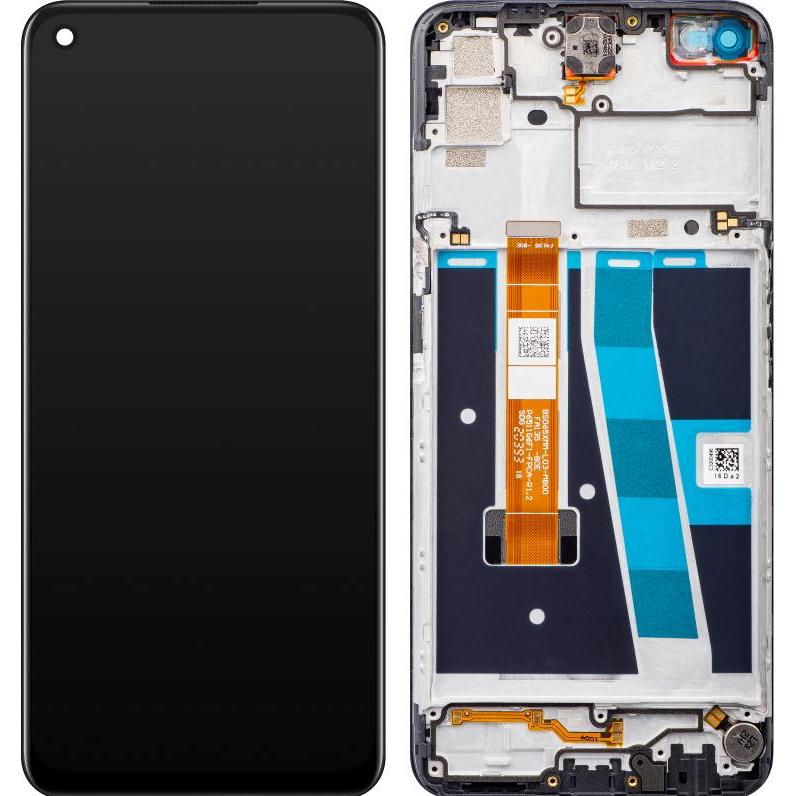 OPPO Displayeinheit + Rahmen A72 (CPH2067) / A92 (CPH2059) schwarz 4904026 (Display, Oppo A72, Oppo