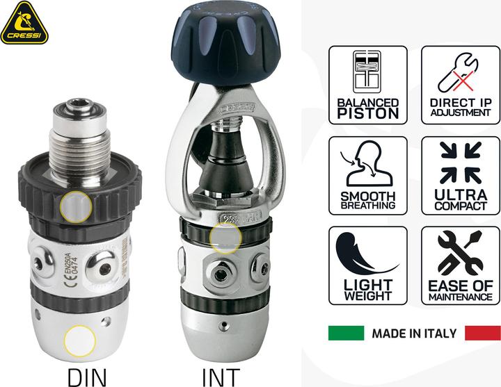 Image du produit Cressi AC2 + Compact + Octopus Compact